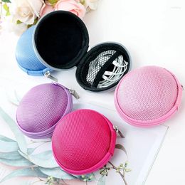 Storage Bags Mini Portable Earphone Bag Anti-pressure Protective Box Wallet Gift Key Coin Money Headset Purse Travel