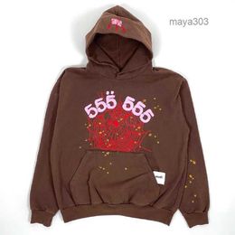 24newmen Mens Hoddie Sweatshirts Women Fashion Red Hoodie High Quality Angel Number Puff Pastry Printing Graphic Web T220721 XMXL XMXL