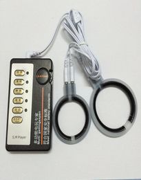 Electroshock Medical Themed Toys for Men Gay Penis Rings Man039s Cockrings Male Sex Delay Lock Loop Retardant Ejaculation Produ1818089