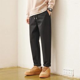 Men's Pants Trendy Brand Simple Casual For Men Loose Versatile Comfortable Breathable Straight Leg