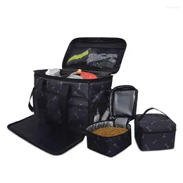 Dog Carrier Travel Bag Pet Training Food Snack Breathable Pets Handbag Cat And Kit Tools