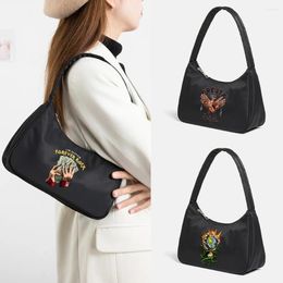 Evening Bags Women Underarm Shoulder Finger Pattern Printing Bag Casual Fashion Handbag Purse Tote Sundries