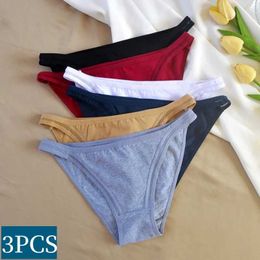 Women's Panties 3pcs/set womens underwear low rise Colour underwear cotton underwear breathable and sexy mesh underwear womens seamless underwear M-XLL2405