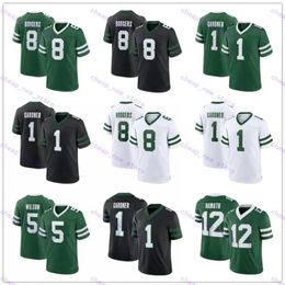 12 Joe Namath Joe Klecko Ahmad Sauce Gardner Aaron Rodgers Zach Wilson Breece Hall Quinnen Williams Jermaine Johnson II Garrett Wilson Brock Bowers Football Jerseys