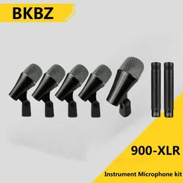 Microphones BKBZ 900-xlr Snare Tom Drum Microphone 902s E917s E904s Percussion Instrument Dynamic Mic With Arm Atand Holder