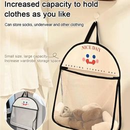 Storage Bags Hanging Multi-Purpose Mesh Bag Underwear Socks Organiser Wardrobe Door Clothes Shenanigans