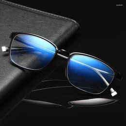 Sunglasses Fashion Blue Light Reading Eyeglasses For Women Resin Lenses Ultra Presbyopia Glasses Men