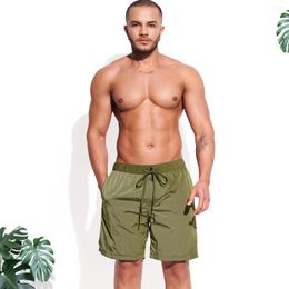 Men's Shorts JD27 Green Black Red Sexy Men Beach Pool Swimming Swimsuits Swim Briefs Bikinis Summer Surf Sports Swimwear