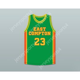Custom Any Name Any Team EAST COMPTON 23 CLOVERS BASKETBALL JERSEY All Stitched Size S-6XL Top Quality