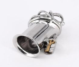 Devices Arrival Pa Lock Male Cage Stainless Steel Sex Toys For Men Bondage Belt4252346