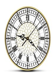 Big Ben Clock Contemporary Modern Wall Clock Retro Silent Non Ticking Wall Watch English Home Decor Great Britain London Gift LJ201047491