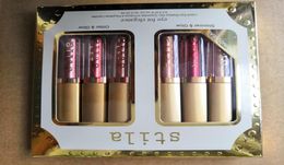 6 Colours Stila Lip Gloss Eye For Elegance Makeup Limited Edition Liquid Eyeshadow Set Cosmetics Earth Colour Eyeshadow3398331