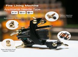 Tattoo Machine Fine Lining 10 Wraps Coils Gun for Liner WQ41461203626