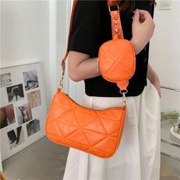 Evening Bags Designer Women's Small Square Bag Simple Handbag Fashion Diamond Checker Single Shoulder Classic Crossbody