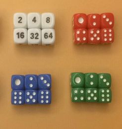 10mm Mini 6 Sided Acrylic Dice Color Dices Boson Decorative Accessories 3D Puzzle Dice Good High Quality R53978487