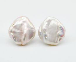 pearl earrings oversized pearls white natural baroque pearls 925 silver ladies gift6583756