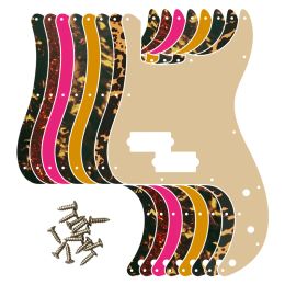 Accessories Pleroo Custom Parts Quality Electric Guitar For USA / Mexico Fd Standard P Bass Guitar Pickguard Scratch Plate Flame Pattern