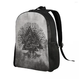 Backpack And Tree Of Life Yggdrasil Backpacks For Men Women Water Resistant School College Viking Norse Bag Printing Bookbag