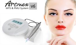 Professional Artmex V6 semi permanent makeup Tattoo machine MTS PMU Skin Care System Derma Pen Eyebrow lip9056840