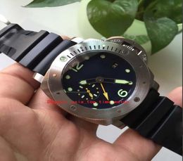 Classic style Super Quality men Wristwatches 47 mm dark blue dial Luminous Auto Date Refined steel case Rubber strap CAL2555 Mech5358838