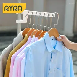 Hangers Drying Rack Large-capacity Seven-hole Porous Clothes Hook Hanger Stand Non-slip Removable Organiser