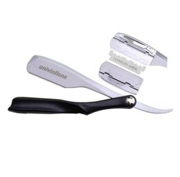 Dural Edge Razors 74 Blades Spring Mechanism Hair Removal Foldable Shaving Salon Shavette Beard Face Underarm Body Eyebrow9526677