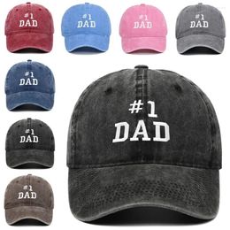 Ball Caps Vintage #1 DAD Embroidery Baseball Men Women Hiphop Adjustable Hats Sunscreen