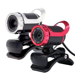 Mini USB Web Cam HD Camera 50 Megapixel Webcams 360 Degree with MIC Clip-on for Skype Computer PC Laptop 287y