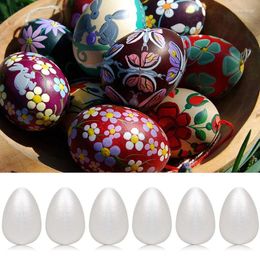 Party Decoration 10Pcs 3/4/5/6/7cm DIY Styrofoam Easter Egg Foam Crafts For Baby Shower Decor Eggs Handmade Materials