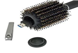 Hair Brush Black Stash Safe Diversion Secret Security Hairbrush Hidden Valuables Hollow Container for Home Security storage boxs 22754912