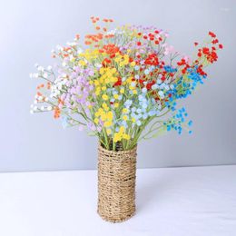 Decorative Flowers Aqumotic Artificial Haworthia Minima Babysbreath Bouquet Centrepieces Decor Pography Props Plant Can Be Reused