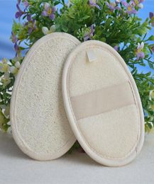 Soft Exfoliating Natural Loofah Sponge Strap Bath Handle Pad Shower Massage Scrubber Brush Skin Body Bathing Spa Washing Accessori6438949