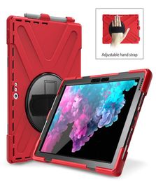 Silicone Case with Wrist Strap for Surface Pro 7 Pro 6 5 4 Tablet Durable Cover9226780