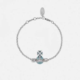 Designer Westwood Pin Saturn Lacquer Chain Bracelet Personalised Sweet