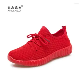 Running Shoes 2024 Arrival For Women Jogging Sport Summer Light Soft Lace Up Breathable Sneakers Plus Size 41
