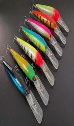 Whole Lot 12 Fishing Lures Minnow Fishing Bait Crankbait Tackle Insect Hooks Bass 28g18cm 2746085