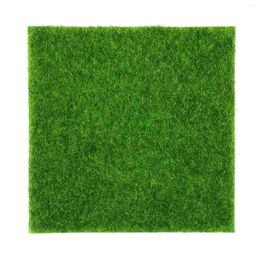 Decorative Flowers Mini Fake Lawn Artificial Grass Realistic For Garden Decor