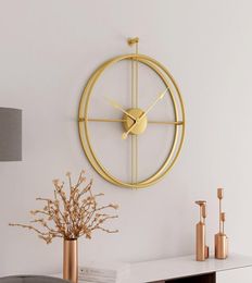 Large Brief European Style Silent Wall Clock Modern Design For Home Office Decorative Hanging Wall Watch Clocks Gift7403728
