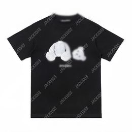 Palm PA 24SS Summer Letter Printing Broke Beheaded BEAR Logo T Shirt Boyfriend Gift Loose Oversized Hip Hop Unisex Short Sleeve Lovers Style Tees Angels 2069 NDL