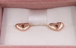 San Valentine Rose Vermeil Earrings Stud Bear Jewelry 925 Sterling Fits European Jewelry Style Gift Andy Jewel 0153035105279396