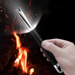New Arc Usb Plasma Lighter Electronic Chargeable For BBQ Kitchen Candle With Battery Indicator