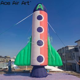 wholesale 6m 20ft high Customizable Majestic Inflatable Rocket Model Space Rocket Event Exhibition/Popular Science Activity Props
