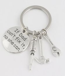 Fashion Keychain Wrench Screwdriver Keyring If Dad Fix it No One Can Hand Tools Keychain Christmas Gift For Fashion Keychain Wrenc9629042