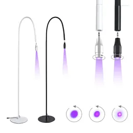 False Eyelashes Adjustable Spot UV Led Light Eyelash Extension System Lamp Glue Cured In 1-3 Seconds 5w With Foot Pedal