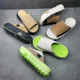 Piattaforma pantofole femminile slide spiaggia casual scarpe all'aperto di viaggio sandali da viaggio mulo lusso 7a qualità venture cuciture per piscina estate designer di gomma sandale walk walk