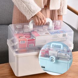 Storage Bottles 3 Tier Portable Box Foldable 34 X 19 22.5cm Fashion And Simple Home 2024 Bags