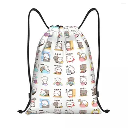 Shopping Bags Custom Peach And Goma Animations Collectio Drawstring Bag Women Men Lightweight Sports Gym Storage Backpack