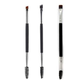 High quality with logo 12 7 15 20 elf Makeup Brushes Large Synthetic Brow Eyebrow Makeup Brushes Kit Pinceis Double head eyebr1375121