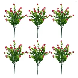 Decorative Flowers Green Artificial Camellia Spring Grass Engineering Home And El Flower Bundles Wildflower Garland