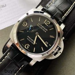 Sports Wrist Watch Panerai LUMINOR Series Mechanical Swiss Watch Calendar Shows Men's Watch 44mm Automatic Machiney PAM01312